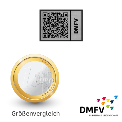 QR-Modellflugschild